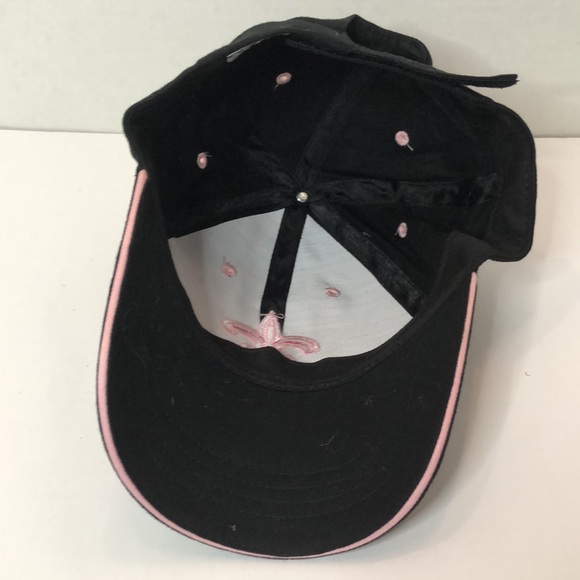 New Orleans Saints NFL embroidered Fleur-de-lis  Logo Adjustable Baseball Cap - Picture 4 of 5